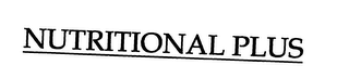 NUTRITIONAL PLUS logo