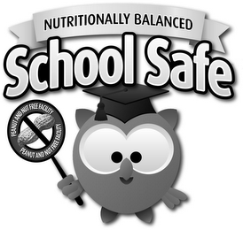 NUTRITIONALLY BALANCED SCHOOL SAFE PEANUT AND NUT FREE FACILITY logo
