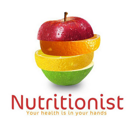 NUTRITIONIST YOUR HEALTH IN YOUR HANDS logo