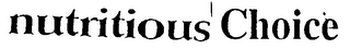 NUTRITIOUS CHOICE logo