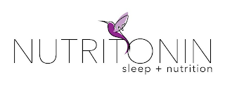 NUTRITONIN SLEEP + NUTRITION logo