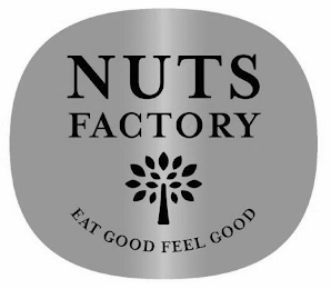 NUTS FACTORY EAT GOOD FEEL GOOD logo