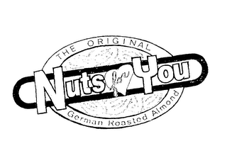 NUTS FOR YOU THE ORIGINAL GERMAN ROASTED ALMOND logo