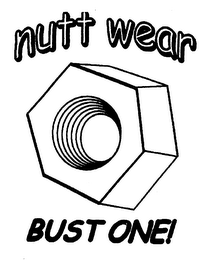 NUTT WEAR BUST ONE! logo