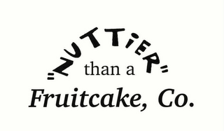 "NUTTIER" THAN A FRUITCAKE, CO. logo