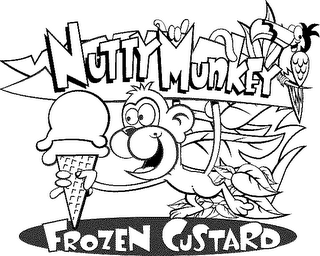 NUTTY MUNKEY FROZEN CUSTARD logo