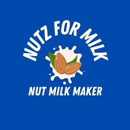 NUTZ FOR MILK NUT MILK MAKER logo