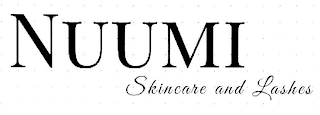 NUUMI SKINCARE AND LASHES logo
