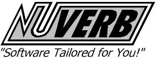 NUVERB "SOFTWARE TAILORED FOR YOU!" logo
