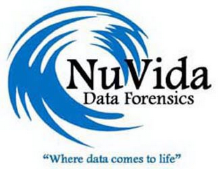 NUVIDA DATA FORENSICS "WHERE DATA COMES TO LIFE" logo
