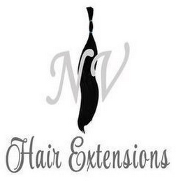 NV HAIR EXTENSIONS logo