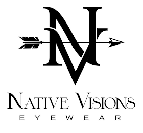NV NATIVE VISIONS EYEWEAR logo
