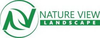 NV NATURE VIEW LANDSCAPE logo