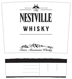 NV NESTVILLE DISTILLERY NESTVILLE WHISKY TATRA MOUNTAINS WHISKY logo
