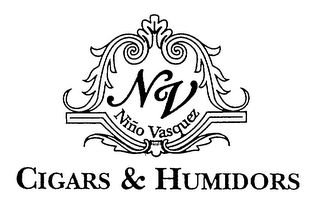 NV NINO VASQUEZ CIGARS & HUMIDORS logo