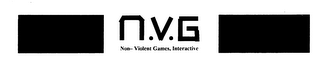 N.V.G NON-VIOLENT GAMES, INTERACTIVE logo