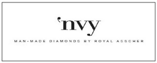 'NVY MAN-MADE DIAMONDS BY ROYAL ASSCHER logo
