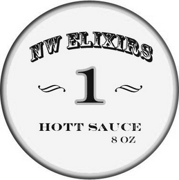 NW ELIXIRS 1 HOTT SAUCE 8 OZ logo