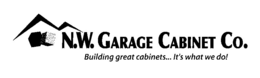 N.W. GARAGE CABINET CO. BUILDING GREAT CABINETS... IT'S WHAT WE DO! logo