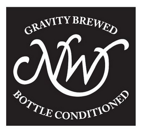 NW GRAVITY BREWED BOTTLE CONDITIONED logo