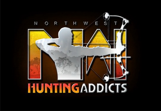 NW NORTH WEST HUNTING ADDICTS logo