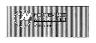 NW NORTHWEST AIRLINES VOICELINK logo
