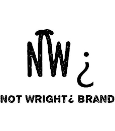 NW NOT WRIGHT¿ BRAND logo
