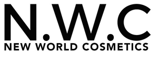 N.W.C NEW WORLD COSMETICS logo