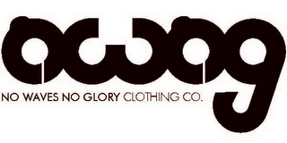 NWNG NO WAVES NO GLORY CLOTHING CO. logo
