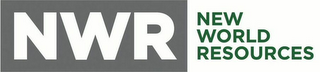 NWR NEW WORLD RESOURCES logo