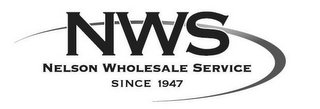 NWS NELSON WHOLESALE SERVICE SINCE 1947 logo