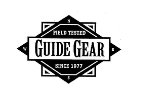NWSE FIELD TESTED GUIDE GEAR SINCE 1977 logo