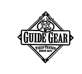 NWSE GUIDE GEAR FIELD TESTED SINCE 1977 logo