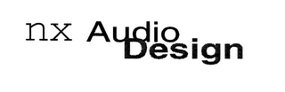 NX AUDIO DESIGN logo