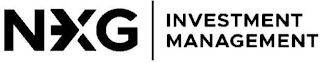 NXG INVESTMENT MANAGEMENT logo