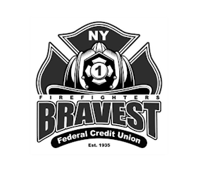 NY 1 FIREFIGHTERS BRAVEST FEDERAL CREDIT UNION EST. 1935 logo