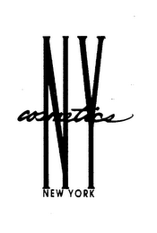 NY COSMETICS NEW YORK logo
