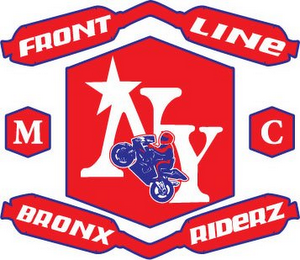NY FRONT LINE BRONX RIDERZ MC logo