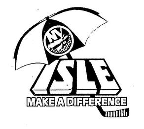 NY ISLANDERS ISLE MAKE A DIFFERENCE logo