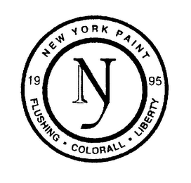 NY NEW YORK PAINT FLUSHING COLORALL LIBERTY 1995 logo