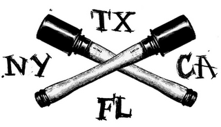 NY TX CA FL logo