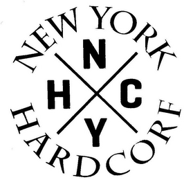 NY X HC NEW YORK HARDCORE logo