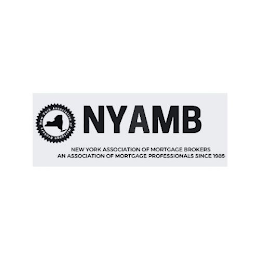 NYAMB NEW YORK ASSOCIATION OF MORTGAGE BROKERS AN ASSOCIATION OF MORTGAGE PROFESSIONALSINCE 1985 logo