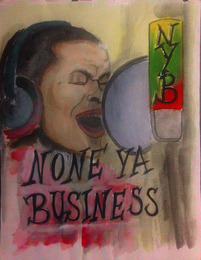 NYB - NONE YA BUSINESS logo