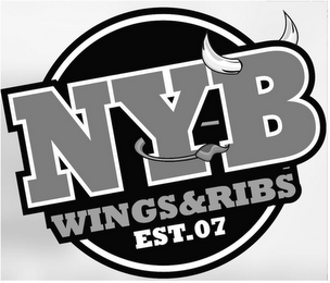 NYB WINGS & RIBS EST. 07 logo