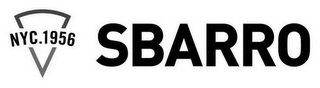 NYC. 1956 SBARRO logo