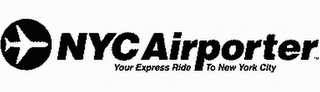 NYC AIRPORTER YOUR EXPRESS RIDE TO NEW YORK CITY logo