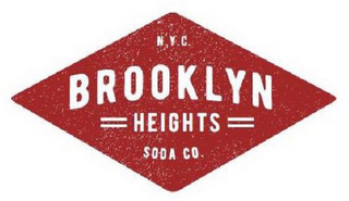 N.Y.C. BROOKLYN HEIGHTS SODA CO. logo