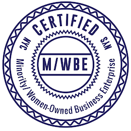 NYC CERTIFIED NYS MINORITY/WOMEN-OWNED BUSINESS ENTERPRISE M/WBE logo