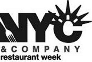 NYC & COMPANY RESTAURANT WEEK logo